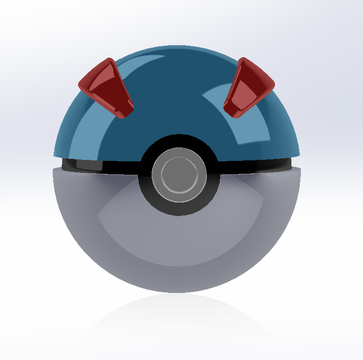 Pokemon Ball Front View
