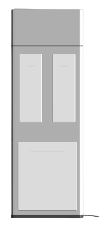 Concept A - Vertical sorting tower